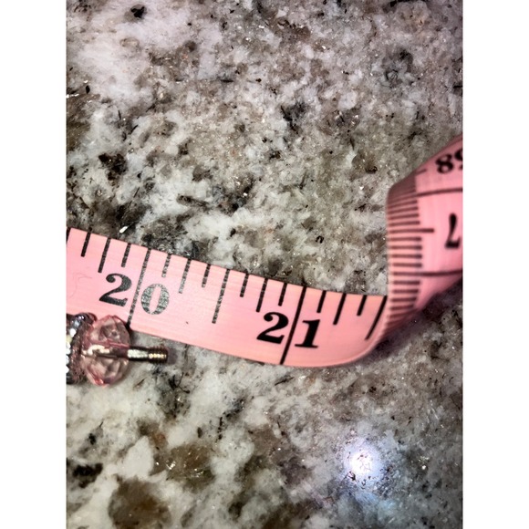 Pink Beaded Crystals Silver-Tone Necklace! - Picture 9 of 9